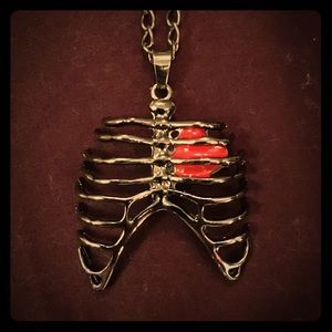 Anatomical chest/heart ❤️ pendant on chain